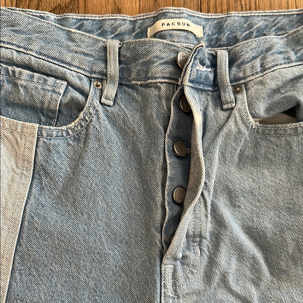 PacSun Two Toned High Rise Skinny Jeans - Picture 11 of 11